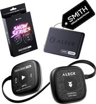 "ALECK Snow Series Pro" universalios belaidės "Bluetooth" šalmo garsiakalbio ausinės, skirtos slidinėjimo ir snieglenčių šalmams su garso aparatūra, patogus valdymas pirštinėmis, mikrofono ausinės laisvų rankų skambučiams