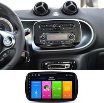 "Android" automobilinis radijas su GPS navigacija, telefono veidrodinė nuoroda, "Carplay", stereofoninė garso aparatūra, skirtas "Smart Forfour 4" hečbekui 453 2014/11-2024/12 / "Smart Fortwo II Cabriolet Coupe" 453