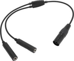 "Annadue Aviation Headset Adapter GA Dual Plug to 5 Pin XLR", skrydžio ryšio valdymas su daugeliu aviacijos ausinių