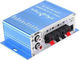 "Annadue HY - 2001" automobilio stiprintuvas, skaitmeninis automobilio stereofoninis stiprintuvas, skirtas USB MP3 FM SD DVD 4 kanalų garso režimo garso muzikos grotuvui (mėlynas)