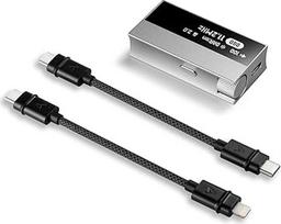 "Astell&Kern HC5 Flaghip" USB-C DAC ir stiprintuvas - satino sidabro spalvos