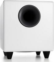 "Audioengine S8" žemų dažnių garsiakalbis - 250 W 8 colių namų žemų dažnių garsiakalbis su įmontuotu stiprintuvu ir dviem garso įvestimis, skirtas namų garsiakalbių sistemai (baltas)