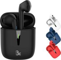 "BE Pop Bluetooth 5.1 TWS" - 3D stereofoninės ausinės (belaidės, baterija veikia 12 valandų, LED įkrovimo dėžutė, lengvai prijungiamos, įmontuotas mikrofonas, lengvos ir patogios "iPhone" / "Android" (baltos spalvos)