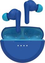 "Belkin SoundForm Nano 2" "Bluetooth" ausinės vaikams su įmontuotu mikrofonu, 28 valandų baterijos veikimo laikas, garsumo ribojimas iki 85 dB, IPX5 atsparumas vandeniui, skirtos "iPhone", "iPad", "Galaxy" ir kt. - Mėlyna