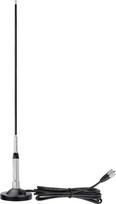 "Bingfu" VHF UHF mobiliojo mėgėjų radijo antena Dviejų juostų 136-174MHz 400-460MHz 2.5 / 3.5dBi 43cm optinio pluošto magnetinės bazės antena su 5m RG58 kabeliu PL259 kištuku, skirta lengvajam automobiliui, sunkvežimiui, valčiai, mėgėjiškam dvipusiam radi