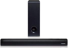 "Blaupunkt LS 1825 Soundbar" su žemų dažnių garsiakalbiu 2.1, 60 W RMS, belaidis "Bluetooth" įrenginys transliacijai, su nuotolinio valdymo pultu, televizoriaus garsiakalbis su LED ekranu ir ekvalaizeriu, optinis garso įėjimas, AUX-IN, HDMI
