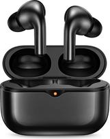 "Bluetooth 5.1" ausinės, belaidės ausinės su 10 mm garsiakalbiu, intensyviais bosais, AI triukšmo slopinimu, "HiFi Stereo", 46 valandų trukmės, įkrovimo USB-C, IPX7 ausinės, juodos, OW30