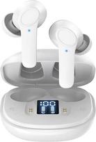 "Bluetooth 5.3" belaidės ausinės "Google Pixel 10/10 Pro/9/9 Pro/7A/7/7 Pro/6/6/6A/5/5/5A/4/4/3A/3/2", "Bluetooth 5.3" ausinės, 35 valandų trukmės, gilūs bosai
