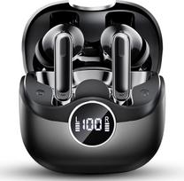 "Bluetooth" ausinės "Bluetooth ANC" su triukšmo slopinimu, 2026 "Bluetooth 5.4" ausinės su -45 dB ANC, prisitaikantis triukšmo slopinimas, belaidės "Bluetooth" ausinės su 6 mikrofonų "AI Clear Call", IP7, 40H atkūrimo laikas