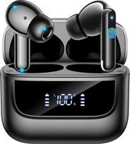 "Bluetooth" ausinės į ausį, 6 mikrofonai ENC triukšmas