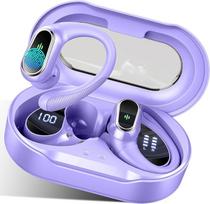 "Bluetooth" ausinės, belaidės "Bluetooth 5.4 Sport Deep Bass", ausinės į ausis su 4 ENC triukšmo slopinimo mikrofonu, 50 valandų veikimo laikas, IP7 vandeniui atsparios ausinės, LED ekranas