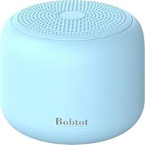 "Bobtot" nešiojamasis "Bluetooth" garsiakalbis, belaidis vandeniui atsparus garsiakalbis su garsiu stereofoniniu garsu, 15 val. atkūrimo laikas, įkraunama baterija, įmontuotas mikrofonas su dirželiu (mėlynas)
