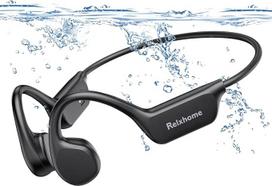 "Bone Sound" ausinės, plaukimo ausinės, 32GB MP3 atmintis, atviros ausinės "Bluetooth 5.4", IPX8 atsparios vandeniui, 10 valandų trukmės, plaukimas, bėgimas