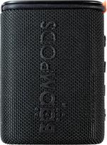 "Boompods Beachboom" vandeniui atsparus "Bluetooth" garsiakalbis - nešiojamasis IPX7 mini muzikos dėklas su 5 valandų baterijos veikimo trukme, "Selfie Trigger" ir aplinkai nekenksmingu dizainu, skirtas lauke, kelionėje ir duše, juodas