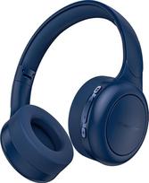 "Boompods Headpods Tune Bluetooth" ausinės - belaidės ausinės su mikrofonu, 65 valandų baterijos veikimo laikas, lengvos sulankstomos ausinės per ausis, mėlynos spalvos