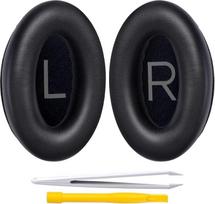 "Bose QuietComfort 45" (QC45) / "Quiet Comfort" (QC SE) / naujų "QuietComfort" belaidžių ausinių per ausis pakaitiniai įdėklai su minkštesne oda ir storesnėmis atminties putomis