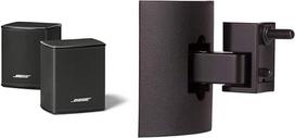"Bose" erdviniai garsiakalbiai juodi ir "Bose ® UB-20 Series II" sieninis lubų laikiklis juodas