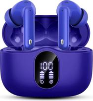 "Btootos" "Bluetooth" ausinės, belaidės "Bluetooth" 5.4 sporto ausinės su 4 mikrofonais, 40 valandų veikimo laikas, LED ekranas, ENC triukšmo mažinimas, gilaus boso ausinės darbui ir studijoms