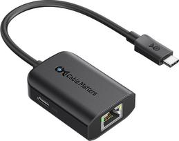 "Cable Matters" USB C-Gigabit Ethernet adapteris su 100 W įkrovimu (USB C LAN adapteris) - iki 480Mbps laidinio Ethernet greitis, skirtas "Chromecast" ir "Google TV" (2020 m. versija)