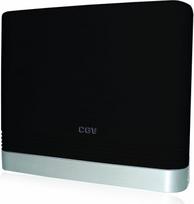 "CGV an Reglisse" vidinė antena, TNT, sustiprinta, skaitmeninė, 50 dB, juoda