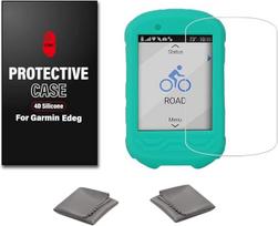 "Chooee 4D" silikoninis apsauginis dėklas "Garmin Edge 530" su ekrano apsauga mėlynas