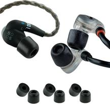 "Comply Isolation" triukšmo slopinimo atminties putų ausinių antgaliai, skirti "Anker Sound Buds", "KZ ZST", "Sound PEATS Q30", "Symphonized NRG 3.0" ir kt., aukščiausios kokybės pakaitiniai triukšmą mažinantys ausinių antgaliai T-500 (vidutinio dydžio) -