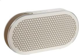 "DALI Katch G2" aukščiausios kokybės "Bluetooth" garsiakalbis su išskirtine garso kokybe, elegantišku aliuminio dizainu ir integruotu odiniu nešiojimo dirželiu