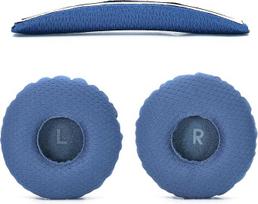 "Defean 2 in 1" ausų pagalvėlių ir galvos juostos atsarginių pagalvėlių rinkinys, suderinamas su "JBL Tune 600" (T600BTNC 600BTNC) / 660 (T660NC 660NC) / 670 (T670NC 670NC) ausinėmis (mėlyna)
