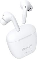 "Defunc True Audio In-Ear" tikros belaidės ausinės, mažo vėlavimo, "Bluetooth 5.3" dvigubos ausinės, 30 minučių greito įkrovimo dėklas, jutiklinis valdymas, IPX4 atsparumas vandeniui ir 3 ausų kištukų dydžiai, baltos spalvos