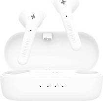 "Defunc" tikros belaidės ausinės "True Basic" IPX4 vandeniui atsparios ausinės į ausis 5.0 "Bluetooth" stereofoninės ausinės Integruotas mikrofonas, ilgas atkūrimo laikas ir įkrovimo dėklas (baltos spalvos)