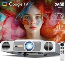 "Dess Projector" baltas C5 verslo projektorius su "Wi-Fi" ir "Bluetooth