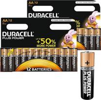 "Duracell Plus MN1500" šarminės AA tipo baterijos - 24 pakuotės