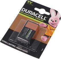 "Duracell HR9V" - įkraunamas 9 V akumuliatorius, 1 pakuotė