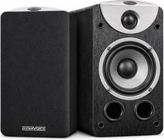 "Dynavoice Magic S-4 Black" - "HiFi" dvipusės lentynos garsiakalbių poros su 4 colių žemų dažnių garsiakalbiu ir 1 colio aukštų dažnių garsiakalbiu - 90 dB - 100 W maksimalus galingumas - 4-8 omų - laidiniai - be "Bluetooth