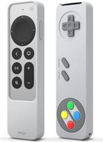 "elago R4 Retro" dėklas, suderinamas su "Apple TV 4K Siri" nuotolinio valdymo pulteliu 3 kartos (2022) ir 2 kartos (2021) "Apple TV 4K" - klasikinis valdiklio dizainas [nefunkcionalus] (pilka)
