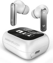 "Energy Sistem ScreenSound" tikros belaidės ausinės su ANC, "Bluetooth 5.4", "True Wireless Stereo", 25 valandų baterija ir įkrovimo dėžutė su išmaniuoju ekranu