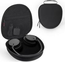 "Fintie" dėklas "Sony" belaidėms ausinėms WH-CH720N/ WH-CH710N/ WH-CH520/ WH-CH510/ WH-1000XM6/ WH-1000XM5/ WH-1000XM4/ WHXB910N - kelioninis apsaugos ir saugojimo krepšys, juodas
