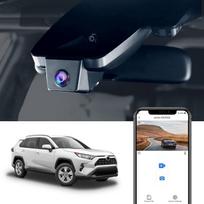 "Fitcamx" prietaisų skydelio kamera, tinkanti "Toyota RAV4 2021 2020" 5 kartos (XA50) LE Limited Premium XLE TRD Hybrid Prime XSE SE, originali 4K automobilinė kamera su WiFi, UHD naktinis matymas, G jutiklis, įrašymas kilpa, su 64GB