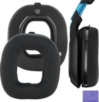 "Geekria Comfort Velour" pakaitiniai ausinių pagalvėlės "Logitech Astro A50 Gen 3" ausinių pagalvėlės Ausinių pagalvėlių remonto dalys (juodos spalvos)