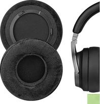 "Geekria Comfort" patogios pakaitinės veliūrinės ausinių pagalvėlės "Corsair Virtuoso RGB/Wireless SE/Wireless XT" ausinių pagalvėlės Ausinių pagalvėlių remonto dalys (juodos spalvos)