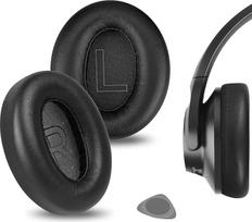 "Geekria Elite" pakaitinės avikailio ausinių pagalvėlės "Anker Life Q20", "Q20+", "Q20i", "Life 2" ausinėms (netinka "Life 2 Neo") - remonto dalys (juodos spalvos)