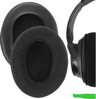 "Geekria Pro" pakaitiniai ypač stori tinkliniai ausų įdėklai, suderinami su "Sony" ausinėmis WH-CH700N, WH-CH710N, WH-CH720N, ausų įdėklai (juodi)