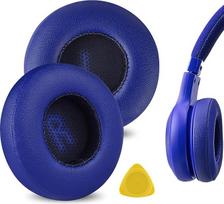 "Geekria QuickFit" baltyminės odos pakaitiniai ausinių įdėklai, skirti JBL E35, E45bt, E45 ausinių ausinių įdėklams, ausinių kaušelių remonto dalims (mėlyni)