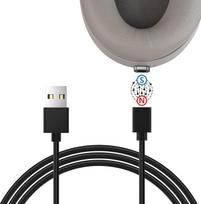 "Geekria QuickFit" magnetinis įkrovimo laidas S0NY WH-1000XM4 WH-1000XM3 WI-1000XM2 WF-1000XM3 SRS-XB33 SRS-XB23 - TYPE-C 2-in-1 magnetinis įkrovimo laidas, skirtas ausinėms, ausinėms, garsiakalbiams (90 cm,