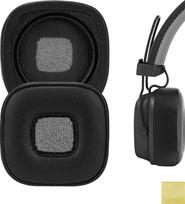 "Geekria QuickFit" pakaitinės ausų pagalvėlės, suderinamos su "Marshall Major V On-Ear" ausinių remonto dalimis (juodos spalvos)