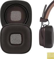 "Geekria QuickFit" pakaitinės ausų pagalvėlės, suderinamos su "Marshall Major V On-Ear" ausinių remonto dalimis (rudos spalvos)