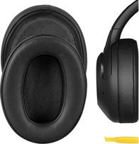 "Geekria QuickFit" pakaitinės baltyminės odos ausų pagalvėlės, skirtos "Sony" WH-XB900N ausinėms "Headset Ear Pads" remonto dalys
