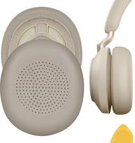 "Geekria QuickFit" pakaitiniai ausinių įdėklai "Jabra Evolve2 65 UC, 65 MS, 40 UC, 40 MS, Elite 45h" ausinėms, ausinių įdėklai, remonto dalys (smėlio spalvos)