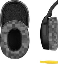 "Geekria QuickFit" pakaitiniai ausinių įdėklai "Skullcandy Crusher Wireless", "Crusher Evo", "Crusher ANC", "Hesh 3", "Hesh Evo", "Hesh ANC" ausinėms, ausinių įdėklai, ausinių įdėklai, ausinių kilimėlių dangteliai (MC Stone)