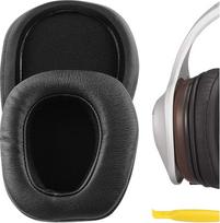 "Geekria QuickFit" pakaitiniai ausinių įdėklai DENON AH-D600, AH-D7100 ausinėms, ausinių įdėklai, remonto dalys (juodi)